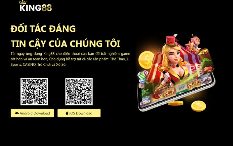 Quét QR Code để tải xuống cho 2 hệ điều hành